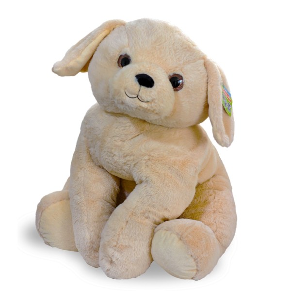 Plush dog beige 110cms