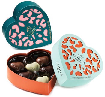 Godiva Heartshape chocolate