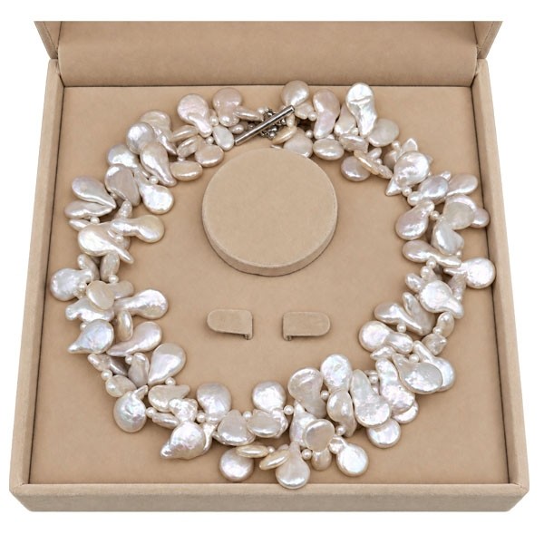 Statement Baroque Freshwater Pearl Necklace
