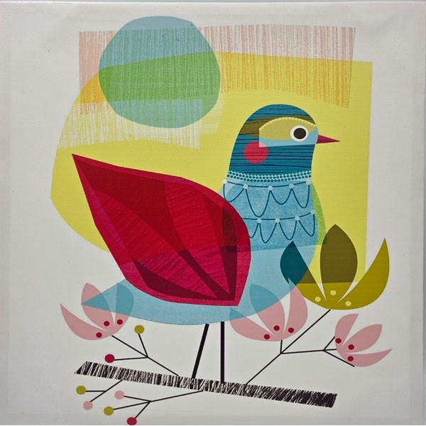 Modern Bird Art Frame – Add a Splash of Color to Any Gift