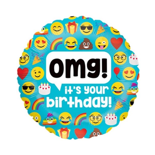 Happy Birthday OMG Balloon