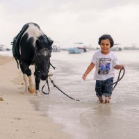 Balade a cheval enfant