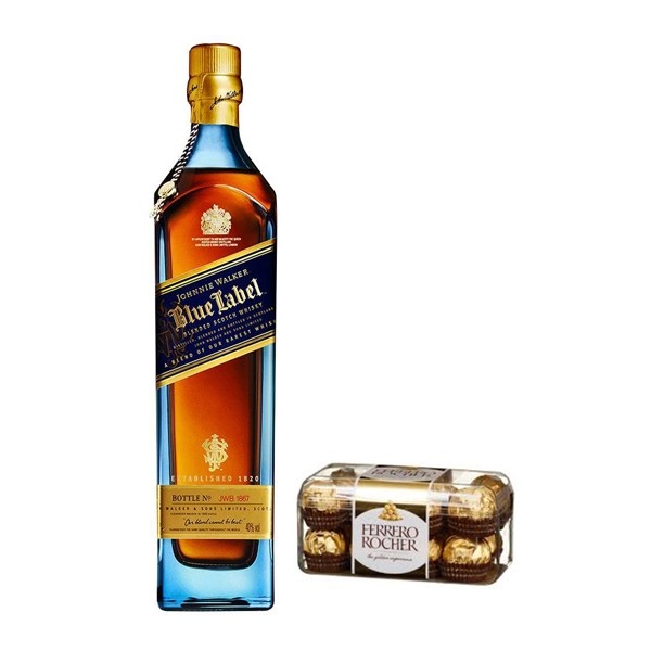 Johnnie Walker Blue Label et chocolat